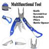 Camping Folding Multitool Plier Bottle Opener Plier Keychain Knife Screwdriver Outdoor EDC Tool