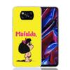 Mafalda Cartoon Case Phone Cover for Xiaomi Redmi Note 10 9 9S 8 8T 7 5 Pro Mi 12T 11T 10T 9T 12 11 Lite A3 A2 Trend Fundas Mi 1