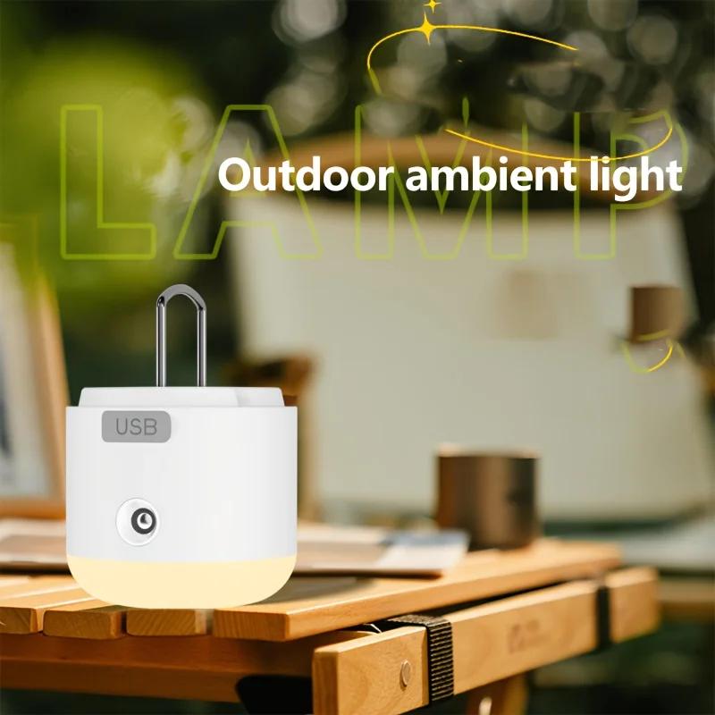 LED Camping Lights USB Charging Tent Light, Water Can Be Added and Spray Can Be Applied, Picnic, Emergency Multi-function Light