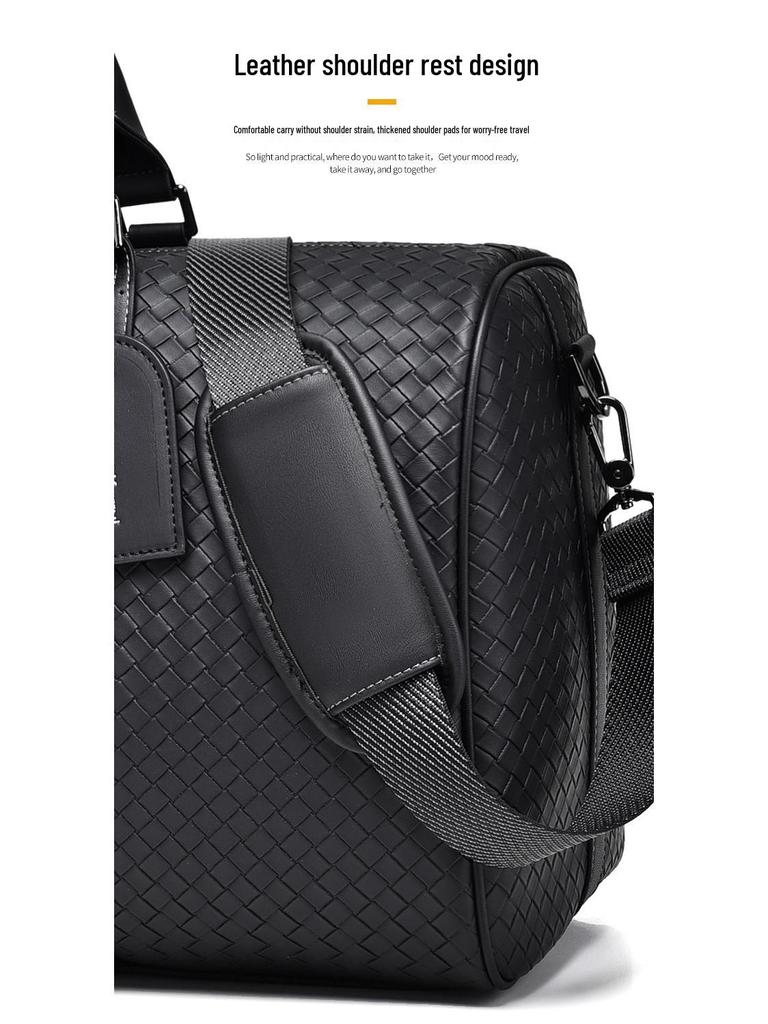 CateiKarrui Men's Large Capacity Business Travel Handbag
