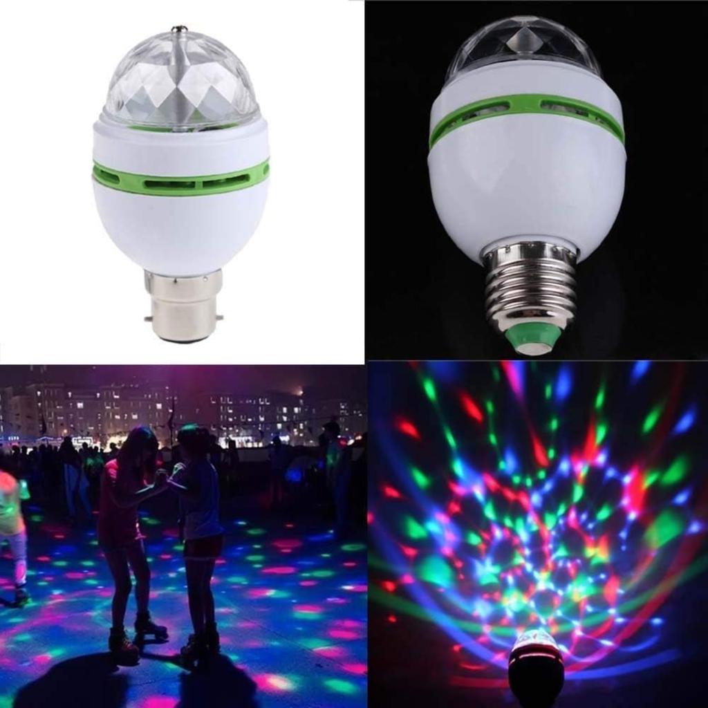 Zwei installierte farbwechselnde LED-Glühbirne Farb-Stroboskop-Glühbirne polykristalline Bühnenatmosphärenlicht