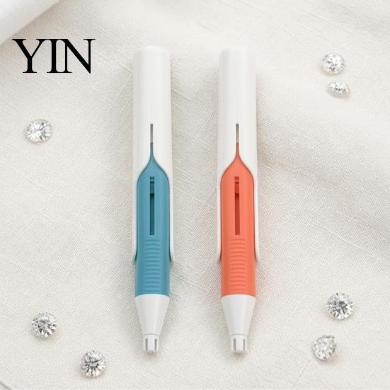 Round Faux Diamond Picker Auto Bead Dispenser Pen, Wax Free Art Tool for Diamonds DIY Crafts Picking Pen