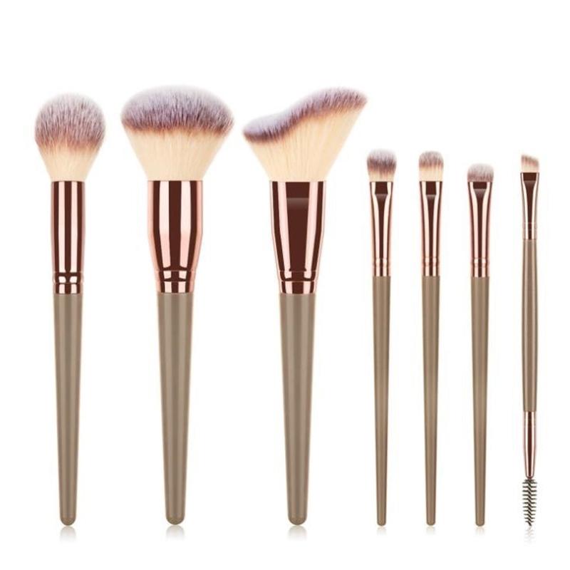7/15Pcs Makeup Brushes Face Eyes Make Up Brush Eyelash Eyeshadow Eyebrow Eyeliner Foundation Powder Blush Highlight Lips Brush