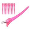 10pcs Salon NonSlip Styling Sectioning Clip Portable Duckbill Hair Clip Hairdressing Tool(Orange )