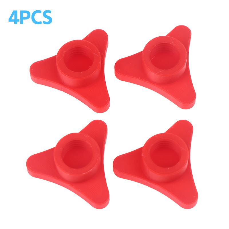Pack of 4 Adhesive Seal Caps - Hardwearing Plastic Tops for Regular Bonding Agent Bottles, Compact DIY Tools