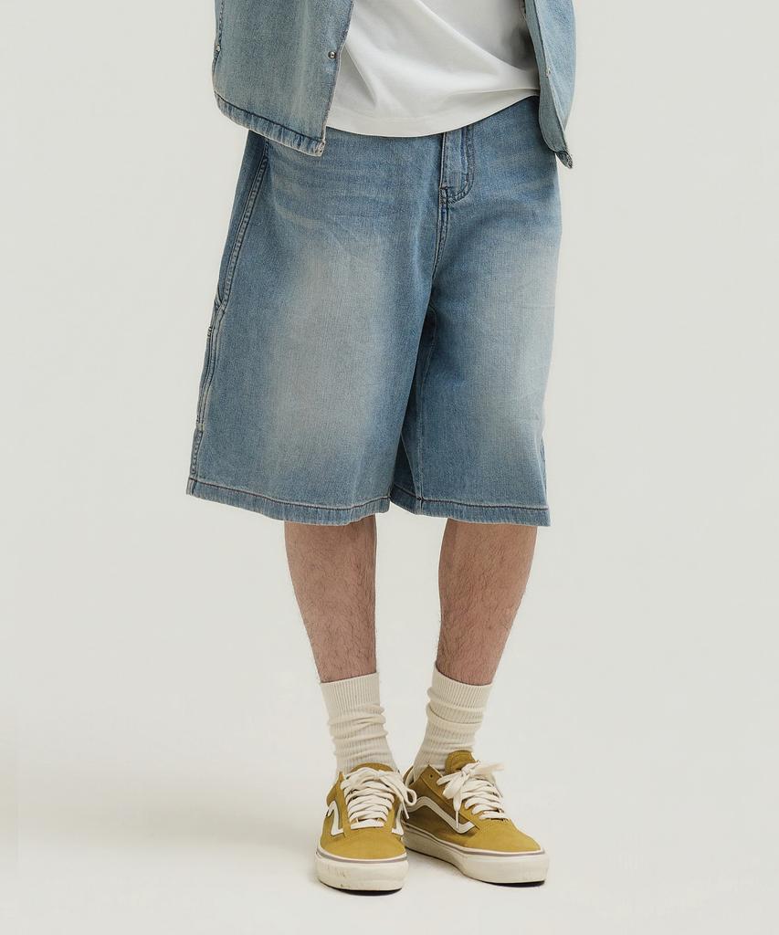 Tullunjeubeulig Tb-No.2 Denim Carpenter Shorts (E5910G4102)