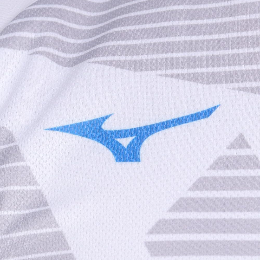 Practice Short Dynamotion Size S Tennis/Badminton Shirt, Sleeve, Moisture-Wicking, Quick-Drying, Fit, Unisex, White, (62JAB012)