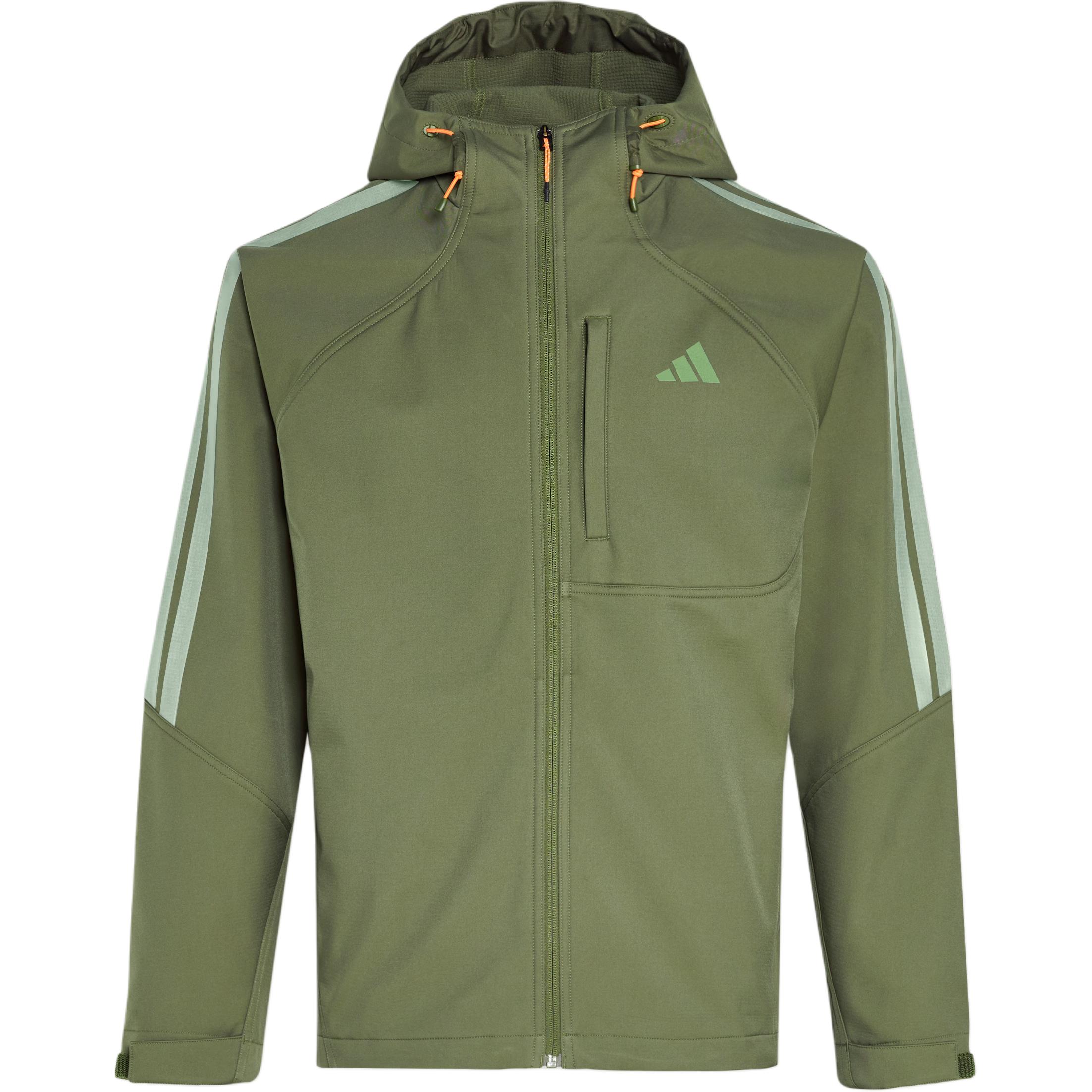 

Adidas Softshell FW25 Водонепроницаемая Теплая Спортивная Уличная Куртка с Капюшоном с Длинным Рукавом Мужская Куртка KR2497 S