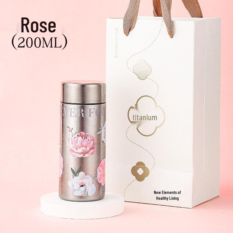 Changqi Royal Rose Titanium Insulated Cup