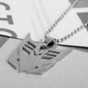 Jewelry Transformation Stainless Steel Silver Plated Pendant Necklace for Men Gifts