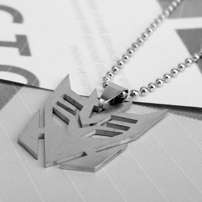Jewelry Transformation Stainless Steel Silver Plated Pendant Necklace for Men Gifts