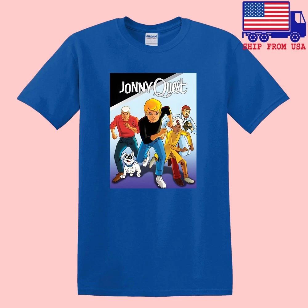 Jonny Quest Movie Retro Men s Blue Size S-5XL M