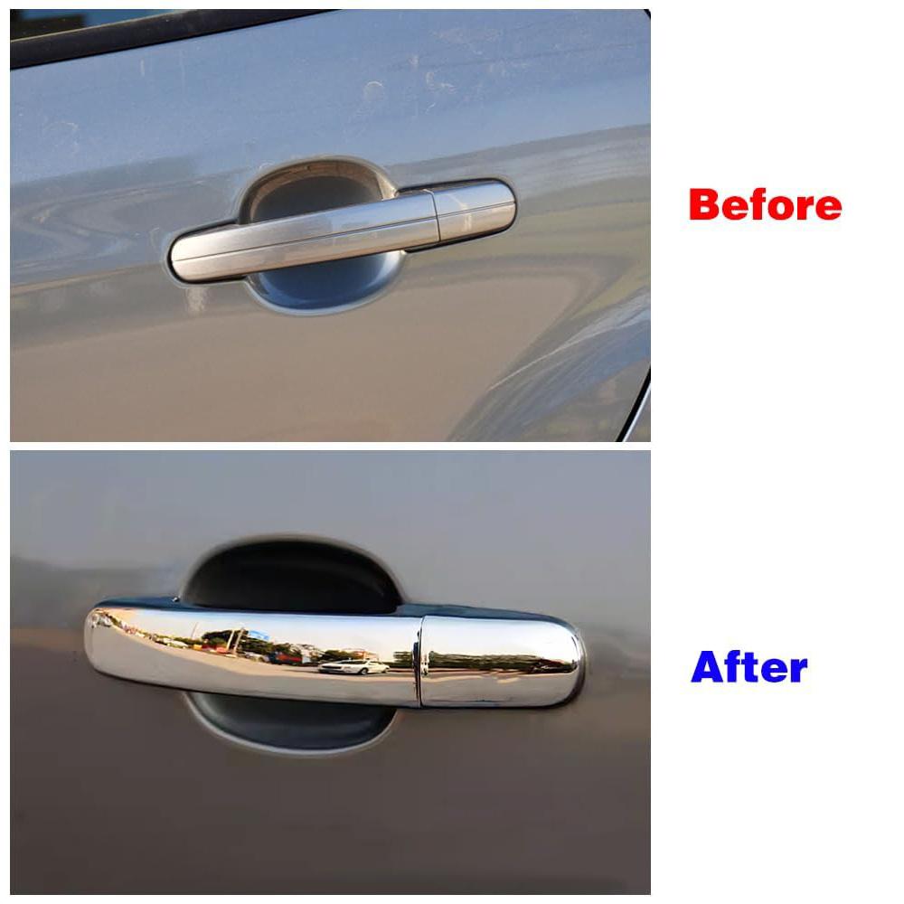 Set mit 8 Chrom-Türgriffabdeckungen für Ford Escape 13-19 Focus 12-18 C-Max 13-18