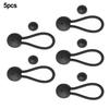 5pcs Shock Cord Fastener Bungee Cord Clip With Knob For Tent Boat Yacht RV Cover Knob For Marine Boat RV Caravan Truck Car Cover