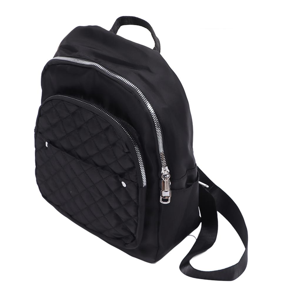 Women Backpack Women Large Capacity Daily Travel Work Backpack Fashionable Daypack Purse Black Oxford Fabric