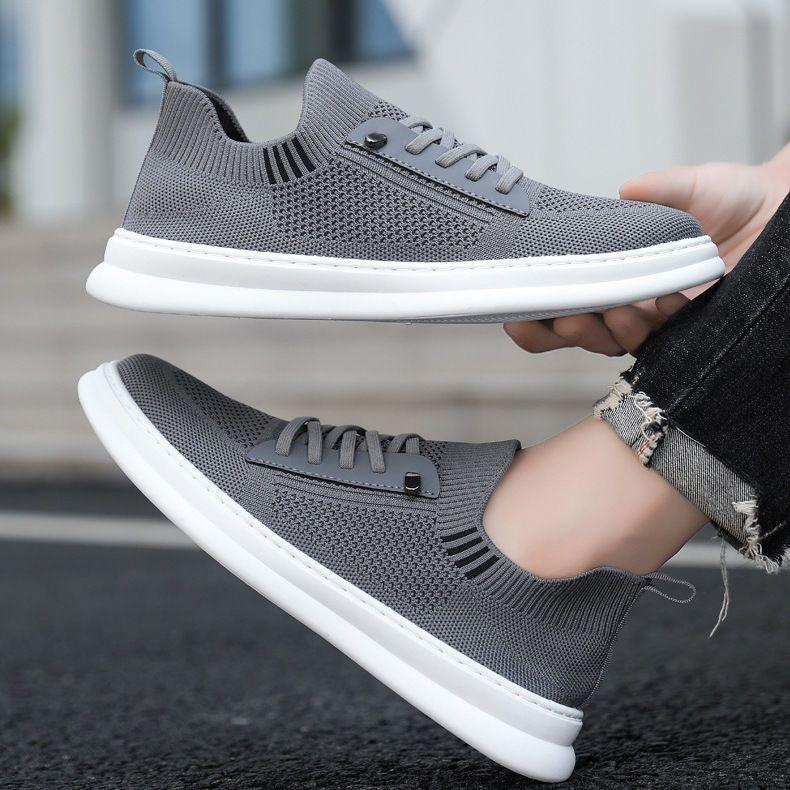 Shoes men's summer new thin breathable deodorant fly-woven mesh shoes men's versatile casual shoes sports mesh shoes