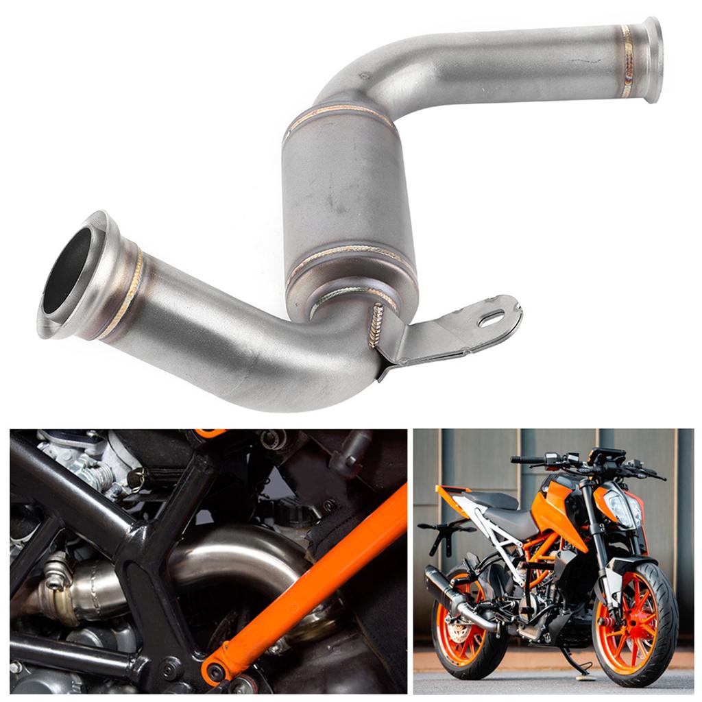 Buy Catalytic Converter Removed Decat Exhaust Mid Link Pipe Fit for 125