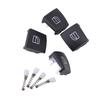 4pcs Window Switch Button Cap Set Compatible for Mercedes-Benz EClass W204 W166 X156 W156 2001-2014 Replacement A2049055402 ABS Power Window Control