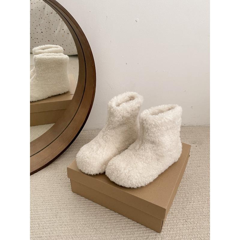 Women's Soft Elastic Thick Sole Winter Warm Cold Padded Snow Boots Non-slip Wear Outdoor Leisure Sports Plush Cotton Boots