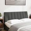 VidaXL Dark Grey Headboard Cushion 120 Cm Fabric 4019157