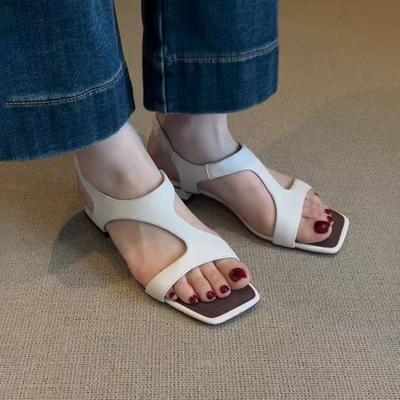 2026 New Women Summer Fashion Slope Heel Open Toed Sandals Dress Party Dress Set Comfortable Casual Business Walking Slippers