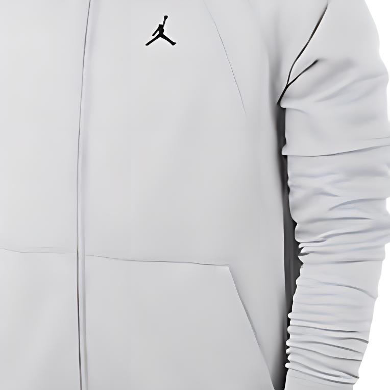 Jordan Brand Full-Zip Hooded Sweatshirt Men Hoodies White 860197-121