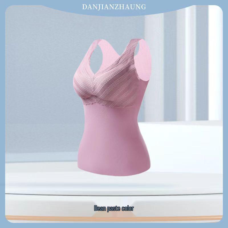 

Женский теплый жилет с V-образным вырезом - Приталенный, Удобный, Не требует бюстгальтера, Базовый слой для осени/зимы XXL 130-150 jin