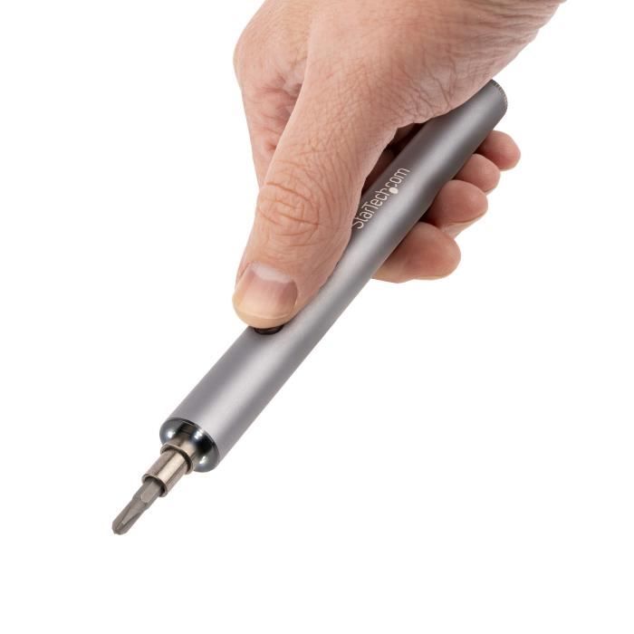 Mini tournevis électrique - STARTECH - Gris - Garantie 2 ans
