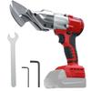 400W Cordless Metal Shear Brushless Electric Metal Scissors 360 Degree Pivoting Head for Milwaukee 18V Battery (No Battery)
