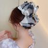 Big Large Satin Bow Ribbon Hair Clip Fashion Elegant Temperament Women Girls Ponytail Clip Ribbon Hair Clips Wedding Hair Accessories Gifts