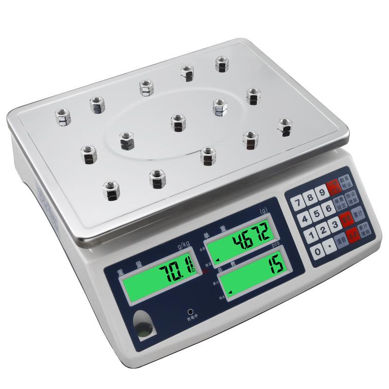 High-Precision Industrial Electronic Counting Scale - Small Platform for Accurate Weighing