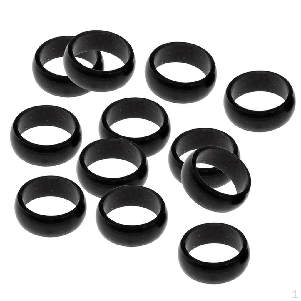 

Set of 12 Sharft Flights O s Spare Gripper Black