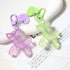Jelly Balloon Dog Keychain Cute Bag Charm Accessory for Car Purse Backpack Women Girls Gift