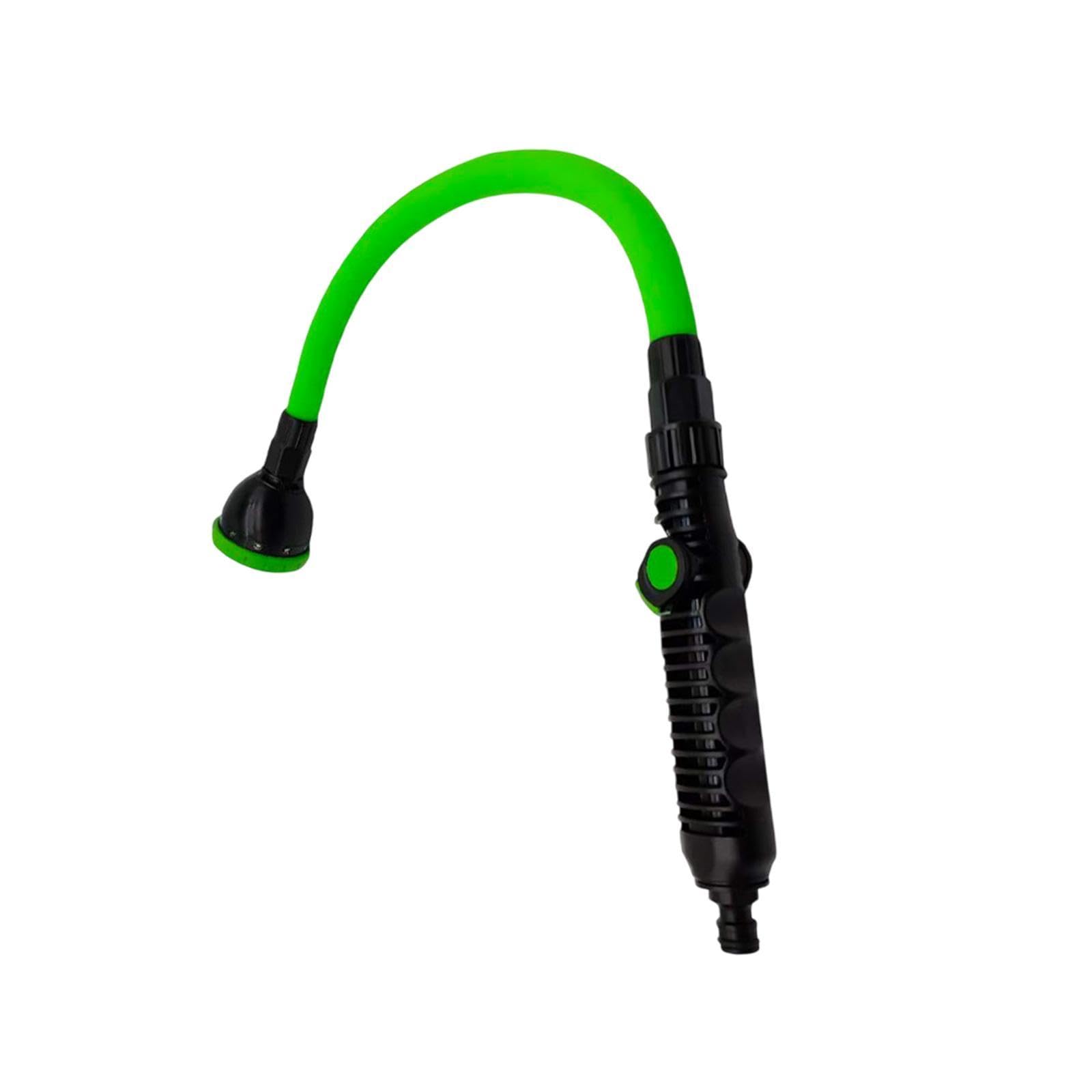 

Длинный шланговый распылитель для подвесной корзины, вращающаяся на 360 градусов зеленая палочка с регулируемыми узорами распыления, инструмент для полива зелёный