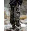 Pantalons d'extérieur imperméables pour hommes Printemps Automne Hip Hop Alpinisme Décontractés Harajuku Pantalons de travail Pantalon Cargo Noir
