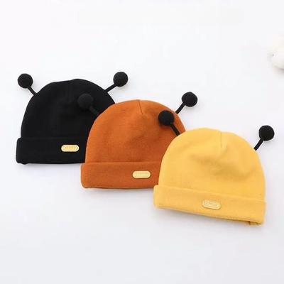 0-6 Mouth Baby Hat Cotton Cute Bee Model Hat Loose But Not Tight Windproof Protection Newborn Head for Boy Girl Accessories