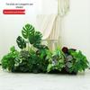 Artificial Green Plant Flower Box Ornament for Indoor/Outdoor Decoration