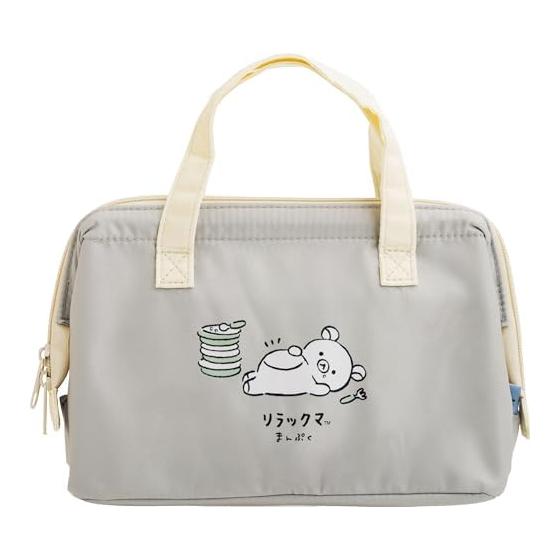 San-X Rilakkuma Rilakkuma Manpuku pouch-shaped lunch bag CA79501 H160 x W220 x D115mm