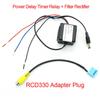 2-in-1 Rear View Camera Power Delay Timer Relay Rectifier RCA Conversion Adapter