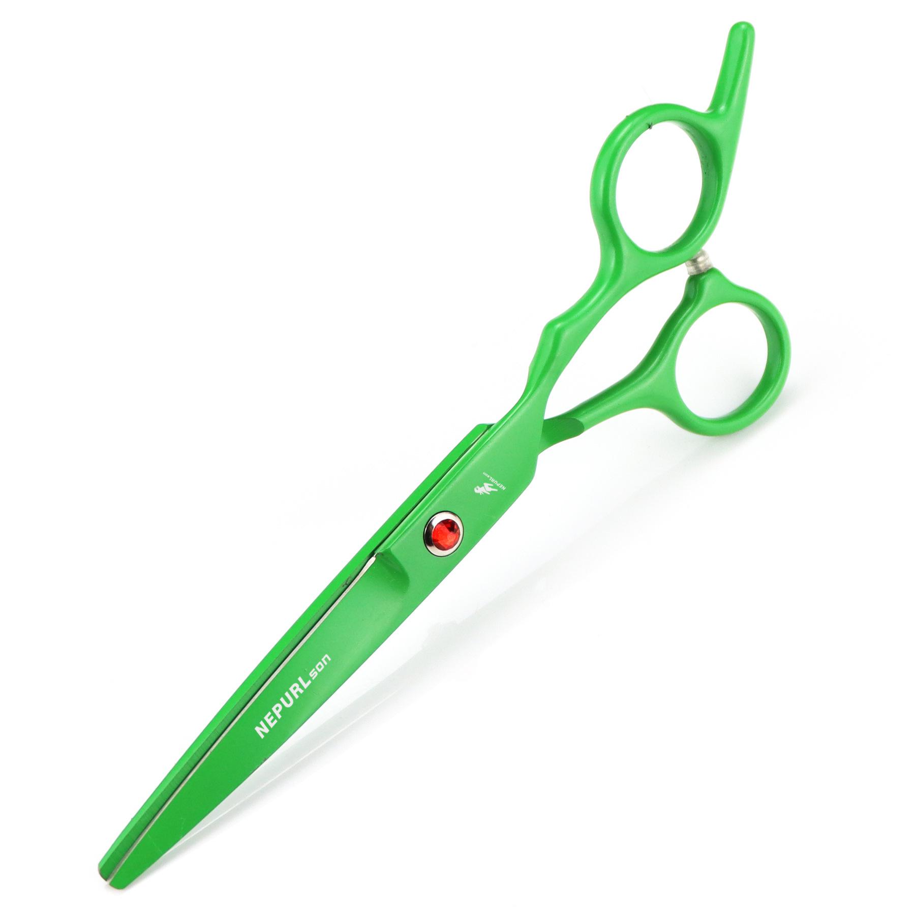 6.0 Napsun Painted Hairdressing & Barber Scissors - Straight & Thinning Shears