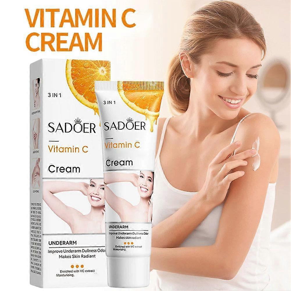 SADOER Vitamin C Underarm Whitening Cream 50g for Armpit Leg Body