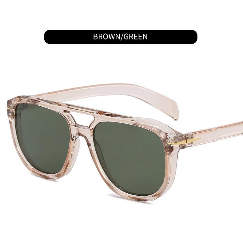 Classic Retro Vintage Aviation Pilot Sunglasses Women Men Big Large Oversized Frame Luxury Designer Shades 70s Sun Glasses
