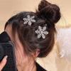 Sliver Color Snowflake Hair Clip Women Girls Sweet Bangs Side Clip Glitter Shiny Edge Hairpins Christmas Xms Headwear