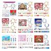 Charming Gold Christmas Children's Bracelet Diy Jewelry Festive Holiday Gift Box