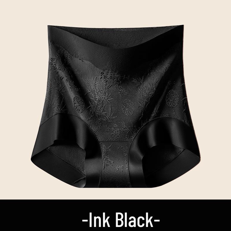 

Женские трусы-слипы с высокой талией и контролем живота, больших размеров, из антибактериального тутового шелка с тисненым дизайном в национальном стиле. XL (135-160 lbs recommended)