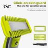 Conjunto de Pentes Guia de ABS 14 Comprimentos Ajustáveis para Philips One Blade QP2520 QP2530 QP2620 QP2630 Aparador Elétrico Lâmina de Barbear Fixação Posicionamento Limpeza