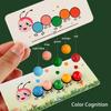 1 Set Color Sorting Montessori Educational Learning Props Clip Beads Toys Gifts Fine Motor Skill Toy For Preschool Kids