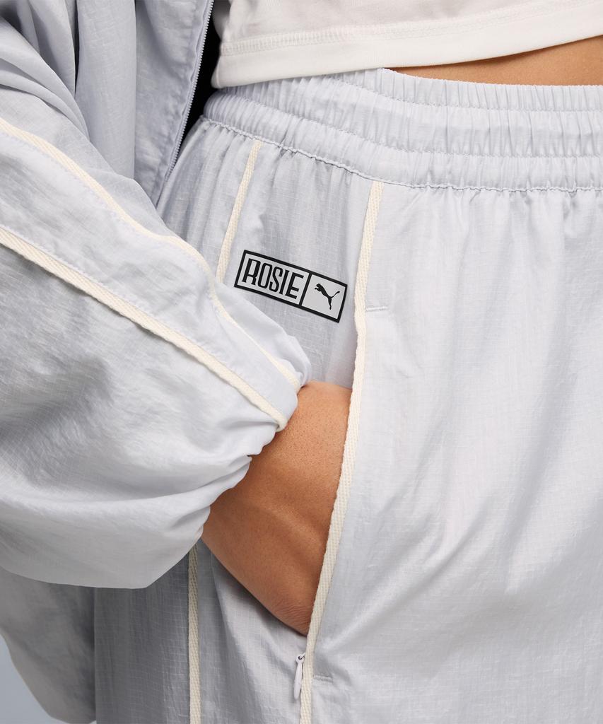 PUMA X Rosé T7 Relaxed Track Pants Wv - Silver Mist / 633796-32