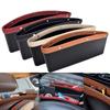 PU Leather Car Seat Slit Gap Storage Car Space Pocket Pouch Car Seat Gap Storage Bag Keys Glasses Car Accessories
