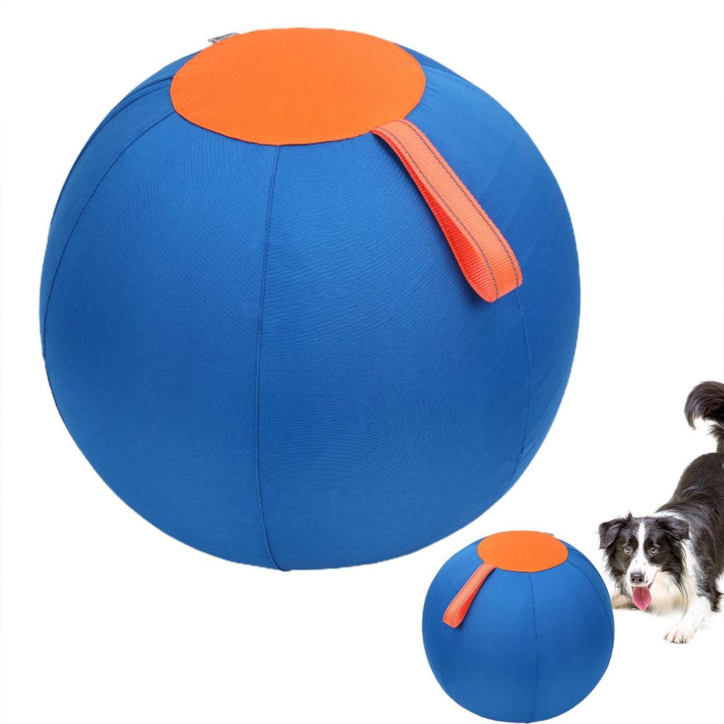 Outdoor Dog Inflatable Ball Toy Self-training Dog Ball Toys Blue Wear-Resistant Pet Balls Dog Enrichment Toy For Park Lawn Pool